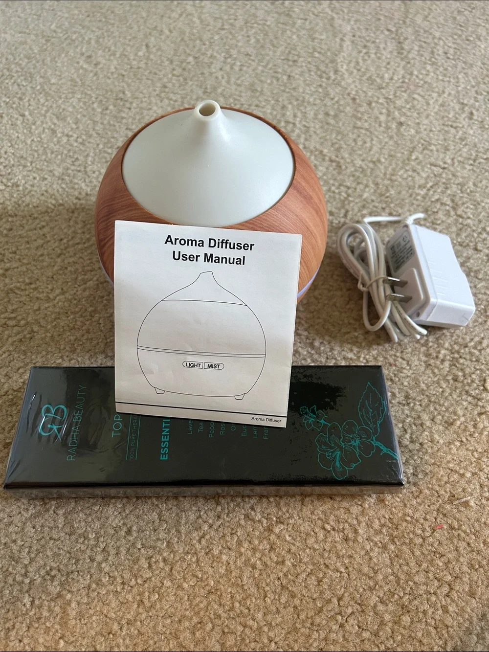 Wood Grain Ultrasonic Diffuser
